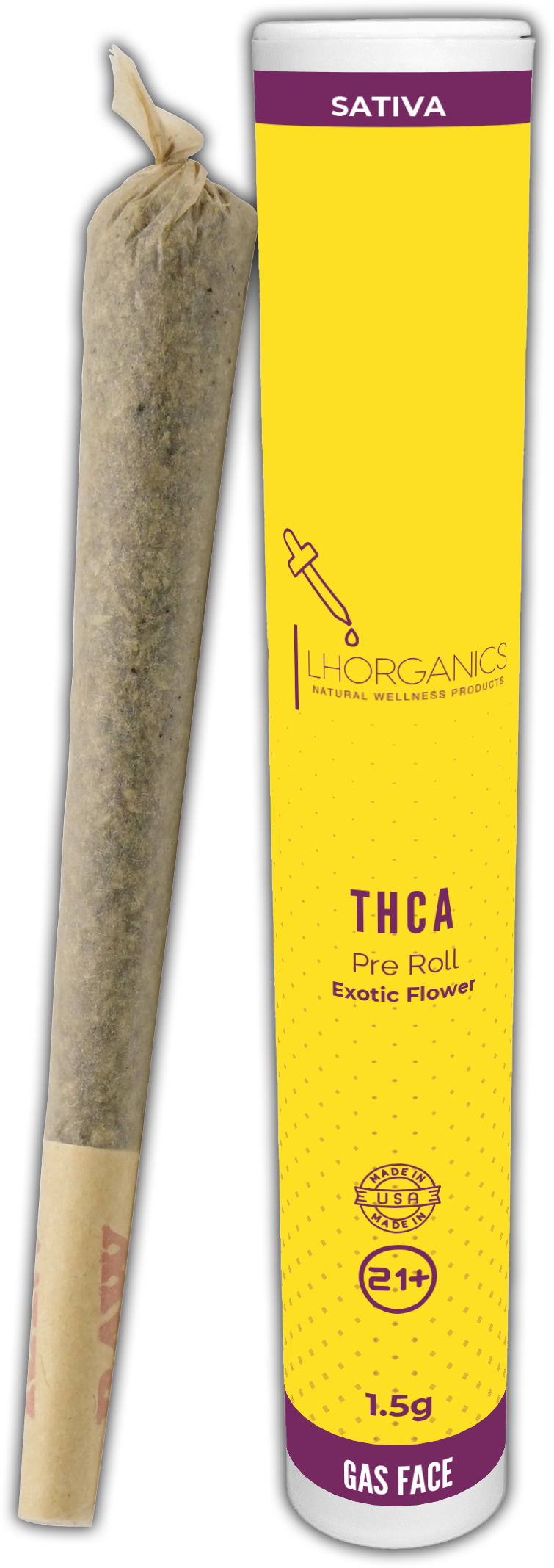 Single-THCA Pre-Roll 1.5g -Gas Face-Sativa SINGLE