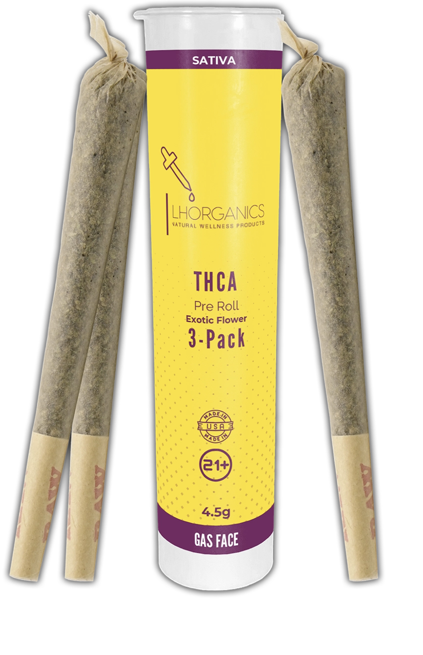 3PK THCA PRE-ROLLS 1.5 G